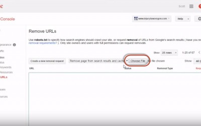 How to Bulk Remove URLs from Google