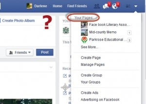 Use Facebook As - Missing?