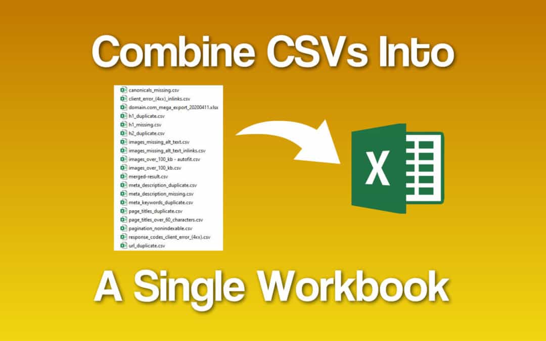 CSV to Excel Workbook Consolidator