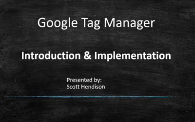 Tag Manager Introduction & Implementation – Pubcon 2017