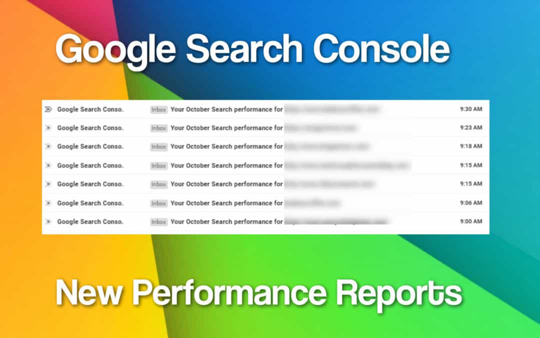 New Google Search Console Performance Reports