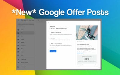 What is a Google “Offer Post”?