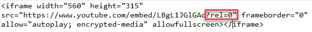 YT New Embed Code
