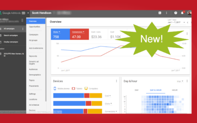 New Google Adwords Interface