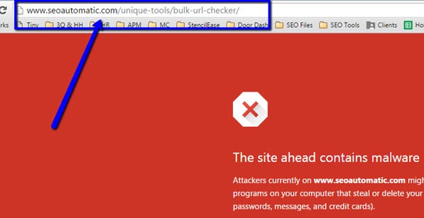 Google Malware Notification is Failing