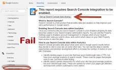 Google Search Console / Analytics Bug