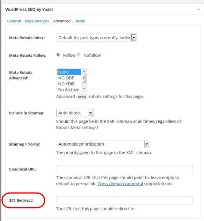 yoast-301-redirect